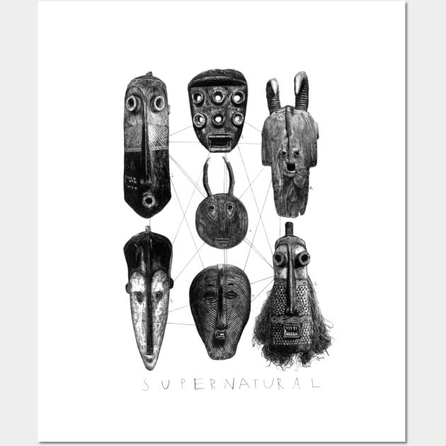 AFRICAN MASKS Wall Art by MARCO FILICIO store